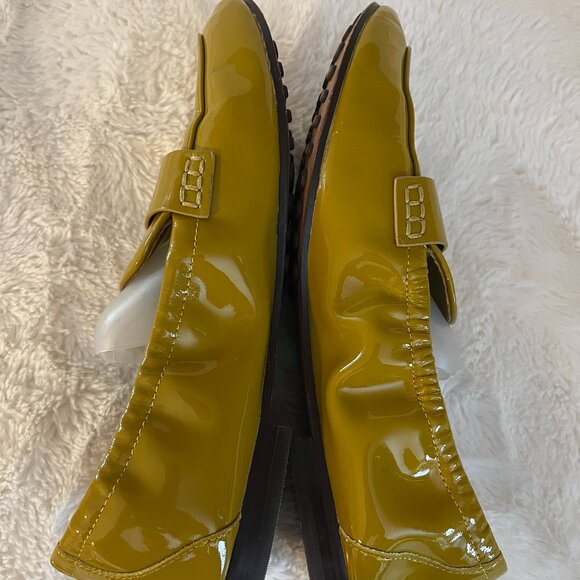 Tory Burch Ballet Loafer Mustard Patent Leather Size: 8 - Picture 8 of 16